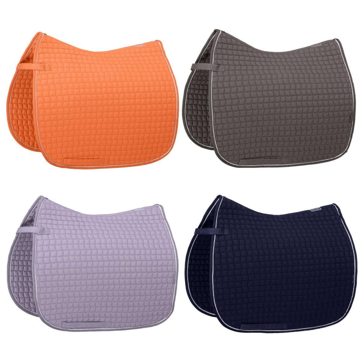 Eskadron Classic Sports Schabracke " COTTON " , fossil, silk purple, soft peach