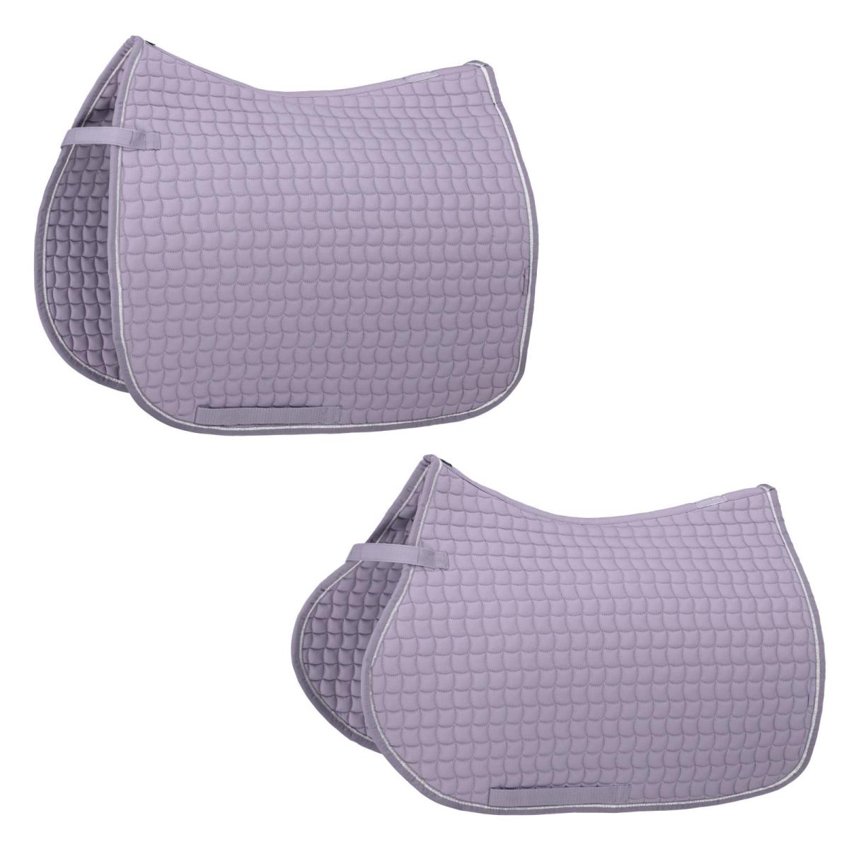 Eskadron Classic Sports Schabracke " COTTON " , fossil, silk purple, soft peach