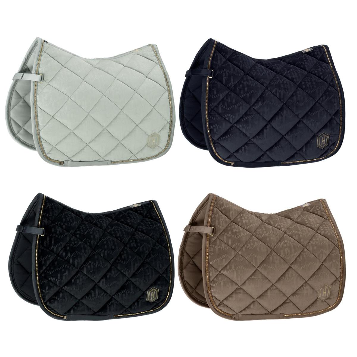 Eskadron HERITAGE Schabracke " VELVET CRYSTAL ", antique green, plaza taupe, navy