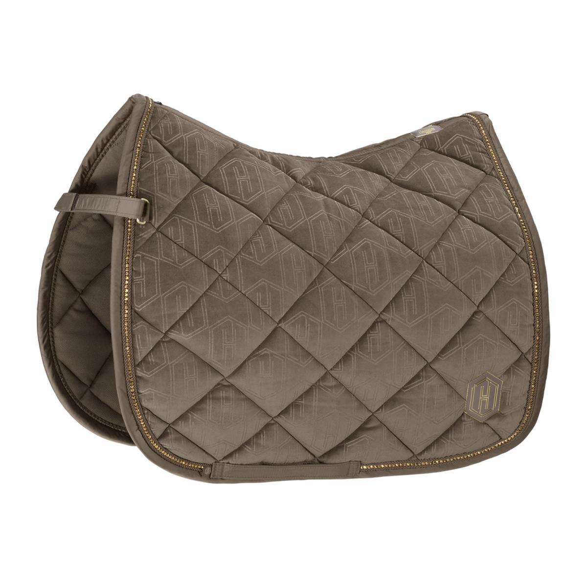 Eskadron HERITAGE Schabracke " VELVET CRYSTAL ", antique green, plaza taupe, navy