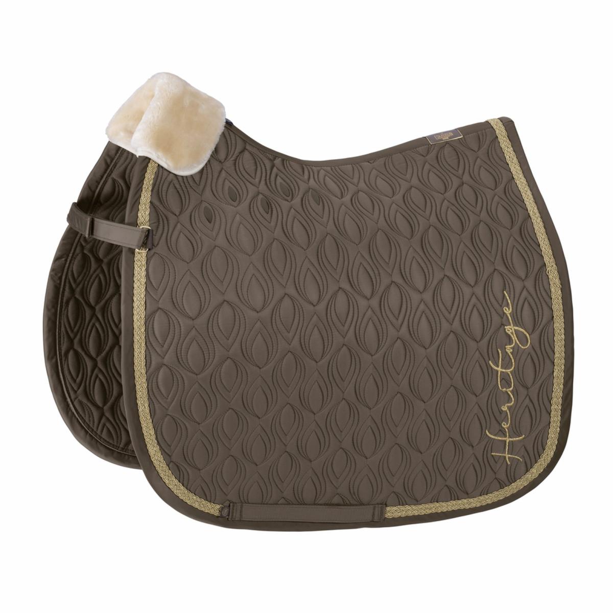 Eskadron HERITAGE Schabracke " GLOSSY PEACOCK ", antique green, sea salt, plaza taupe