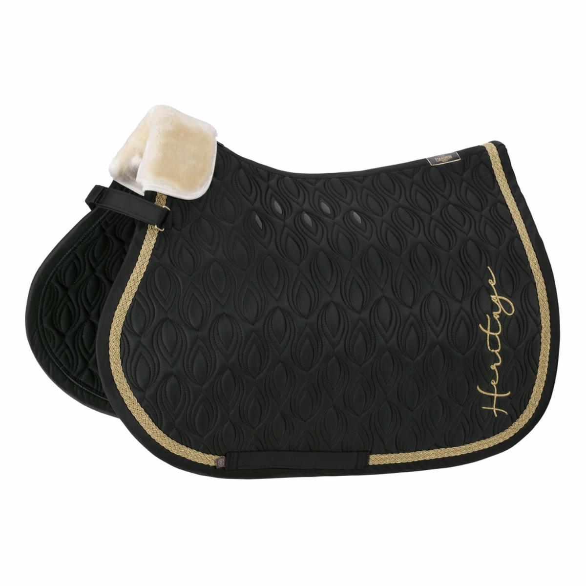 Eskadron HERITAGE Schabracke " GLOSSY PEACOCK ", antique green, sea salt, plaza taupe