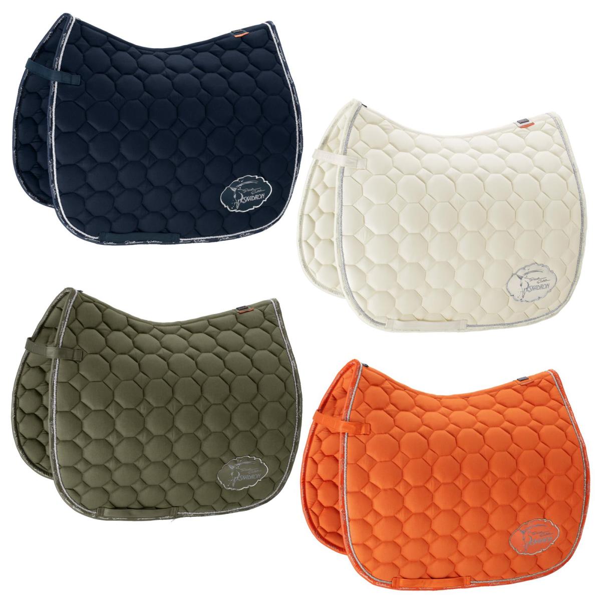 Eskadron Saddle cloth Platinum COTTON EMBLEM -limited edition-