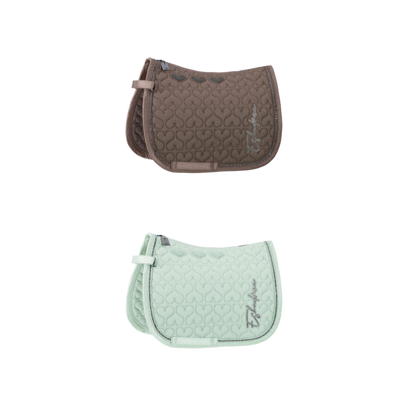 Eskadron Saddle Cloth  " COTTON GLITTER CRYSTAL " Shetty