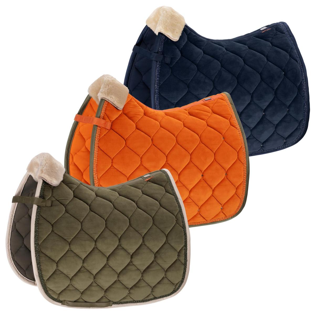 Eskadron Saddle Cloth Platinum VELVET CRYSTAL -limited edition-