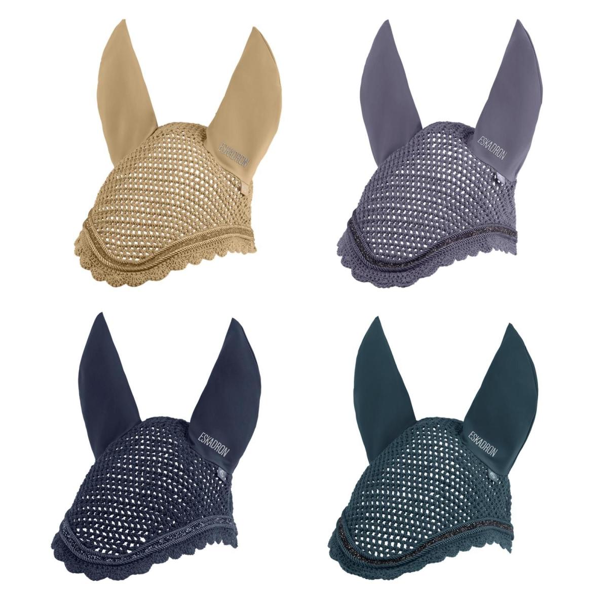 Eskadron Classic Sports Fliegenkopfschutz Fly Hood, Fliegenohren " JEWEL " mit Kordel