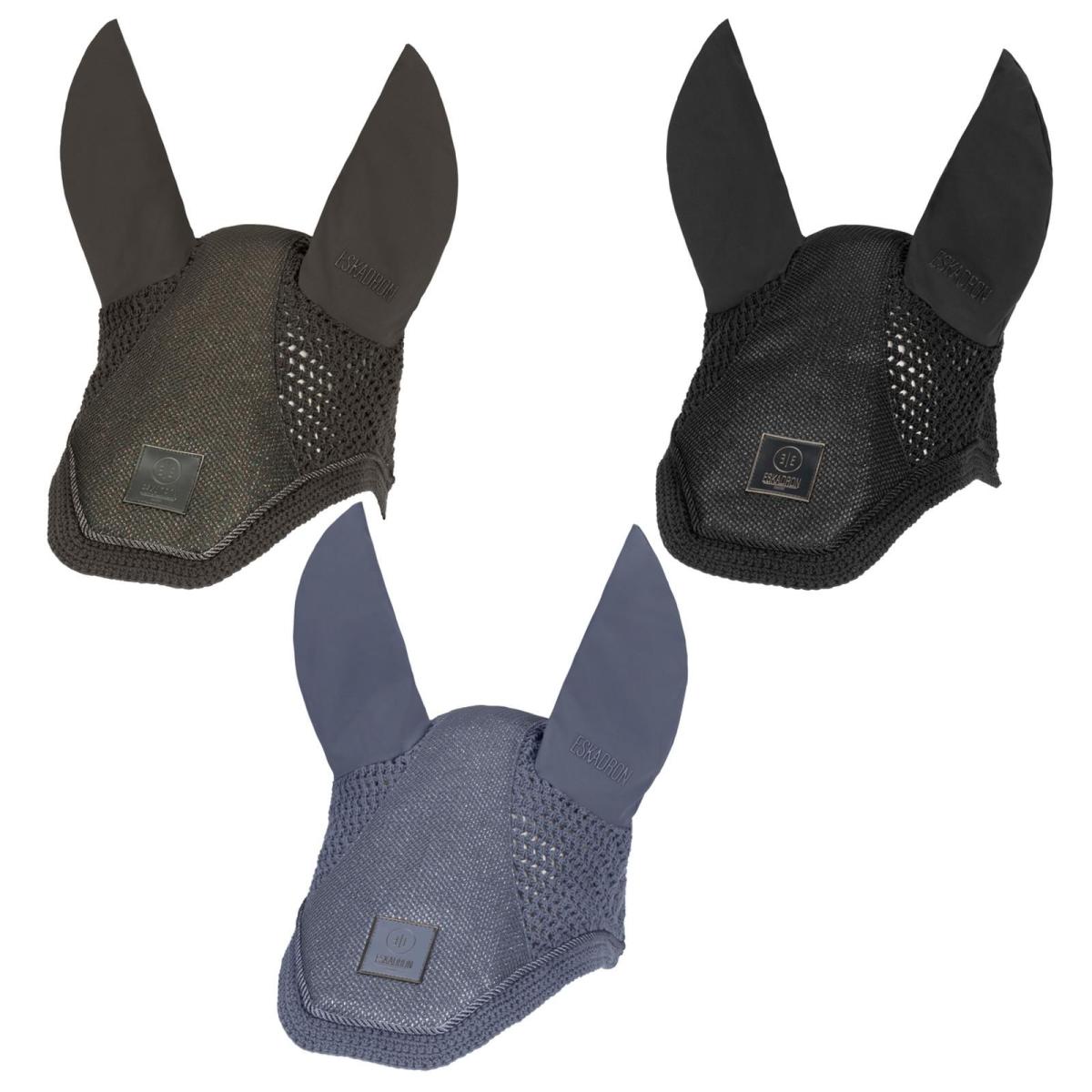 Eskadron ESSENCE Fliegenkopfschutz Fly Hood, Fliegenohren " GLITTER MESH SPORT "