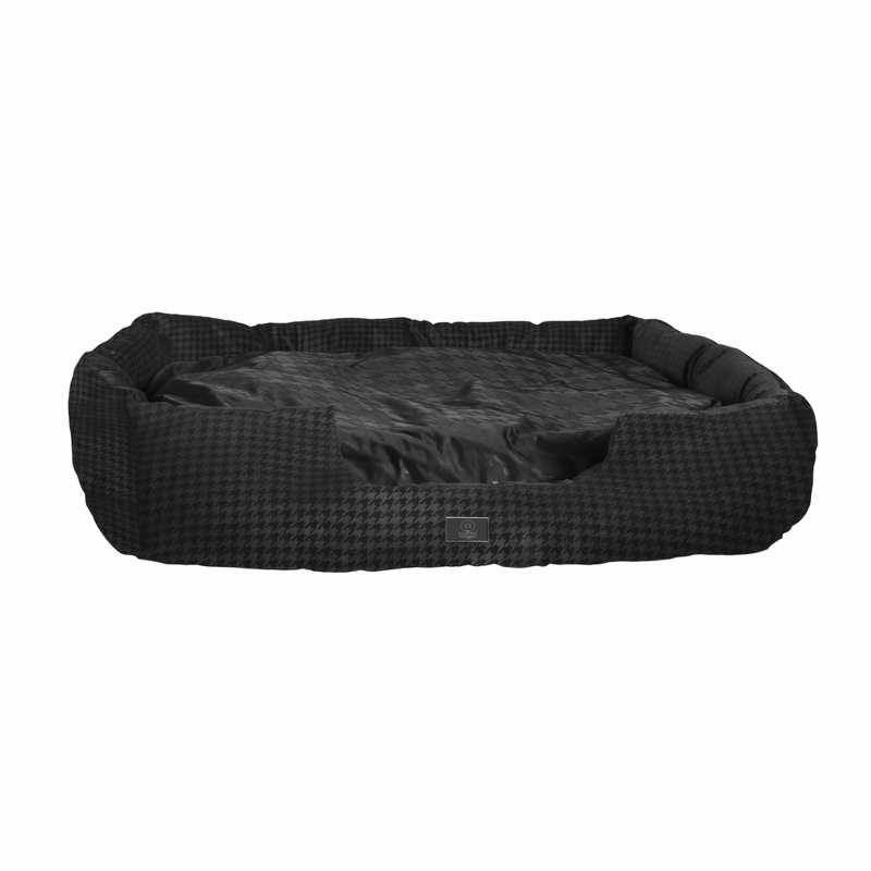 Eskadron ESSENCE Dog Bed " VELVET STAMP " black