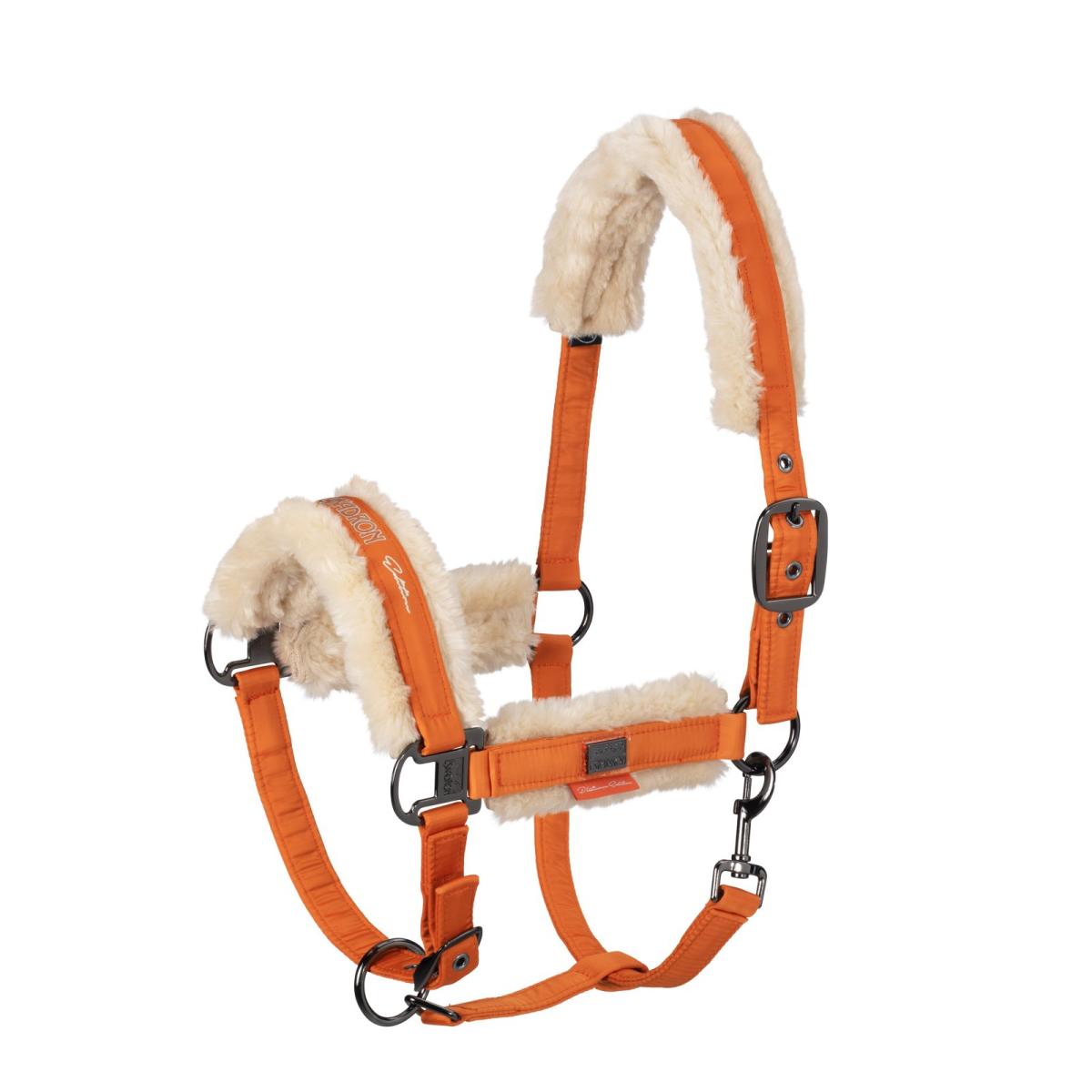 Eskadron Headcollar Platinum GLOSSY FAUX FUR -limited edition-