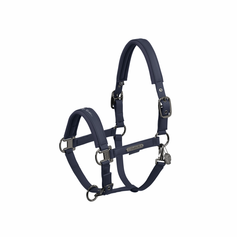 Eskadron Platinum Headcollar " DOUBLEPIN FAUX LEATHER "