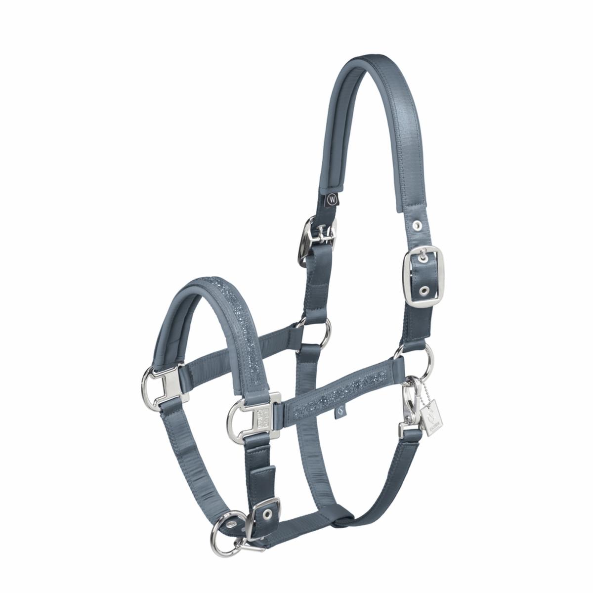 Eskadron Classic Sports Headcollar " MATTGLOSS JEWEL DOUBLE PIN " , Shetty