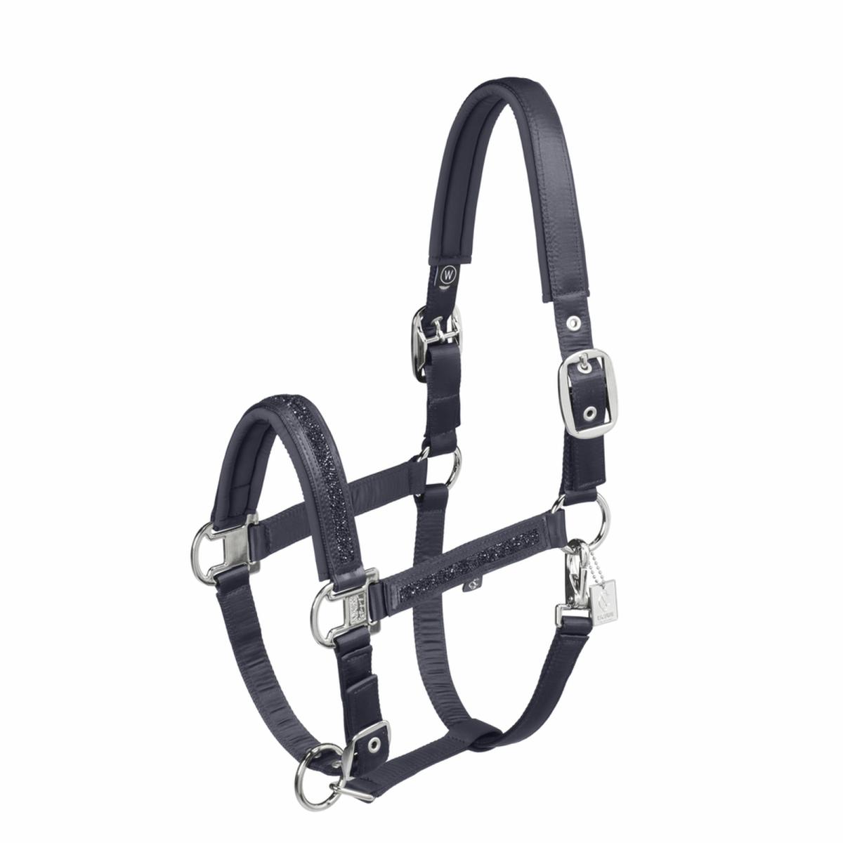Eskadron Classic Sports Headcollar " MATTGLOSS JEWEL DOUBLE PIN " , Shetty