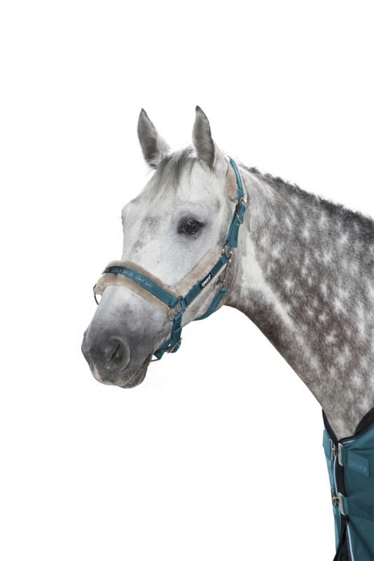 Eskadron Halfter mit Dopperdornschnalle FAUXFUR, Stallhalfter