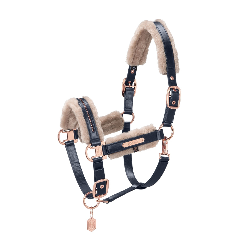 Eskadron HERITAGE Headcoller " GLAMSLATE FAUXFUR DOUBLE PIN "