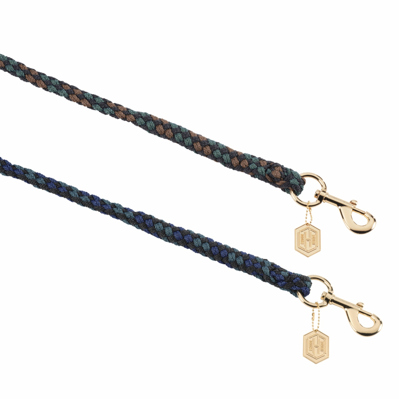 Eskadron HERITAGE Anbindestrick, Führstrick, Strick mit goldfarbenen Haken