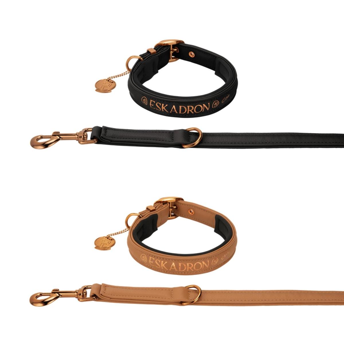 Eskadron Platinum Hundehalsbandset " FAUX LEATHER ", Hunde Set