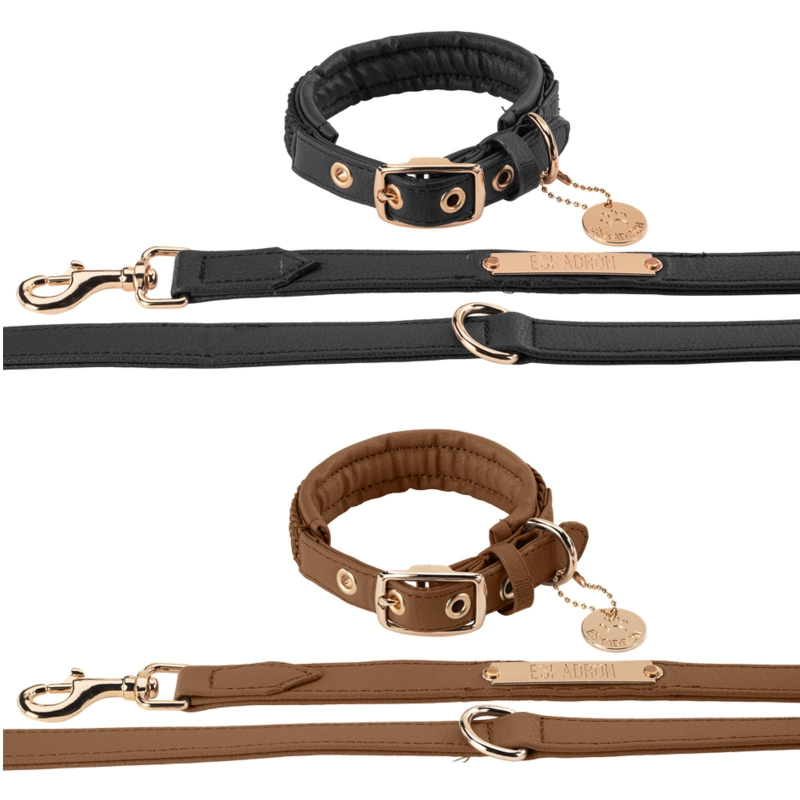 Eskadron HERITAGE Hundeset   " FAUX LEATHER PLAIT "