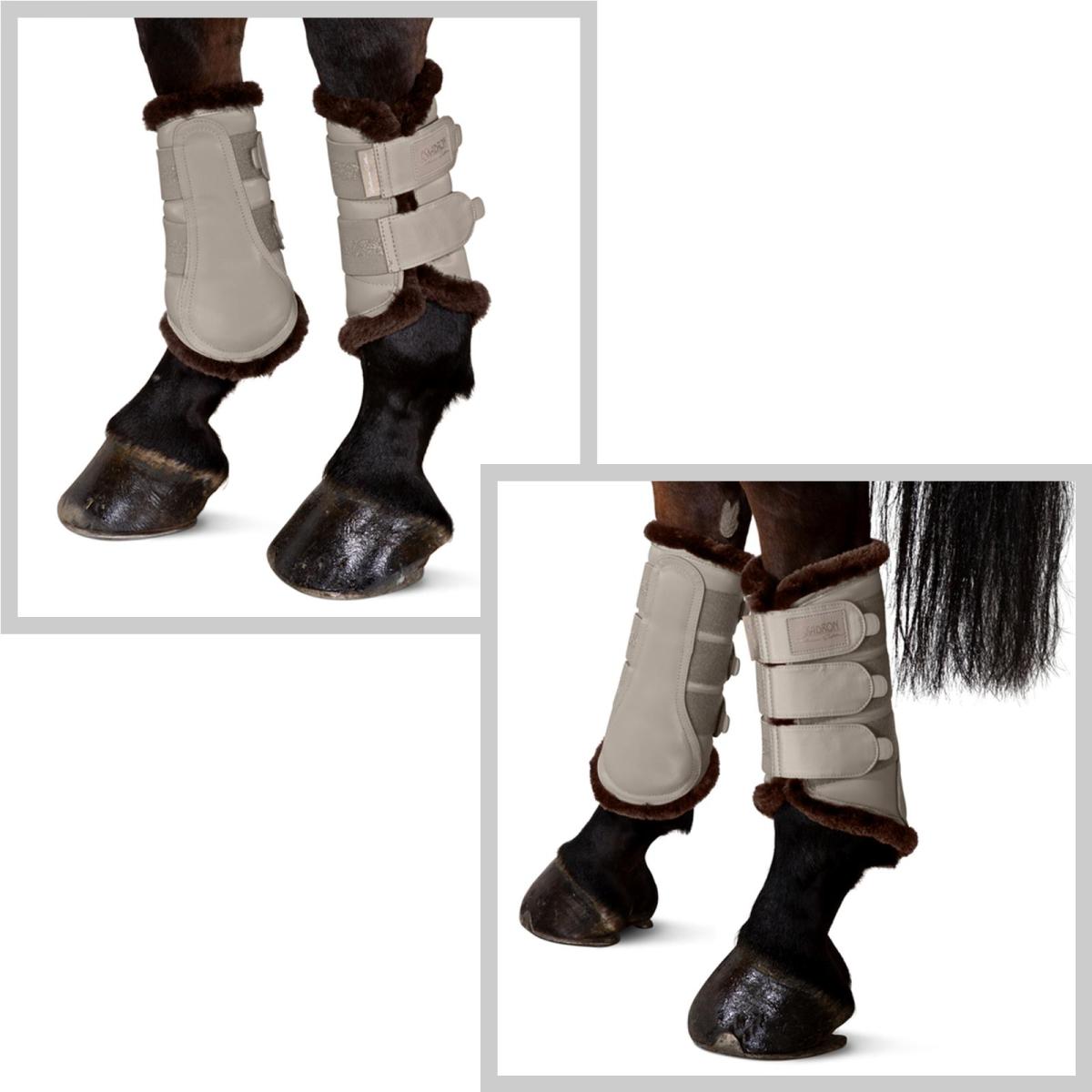 Eskadron Platinum Gamasche " SOFTSLATE FAUXFUR "