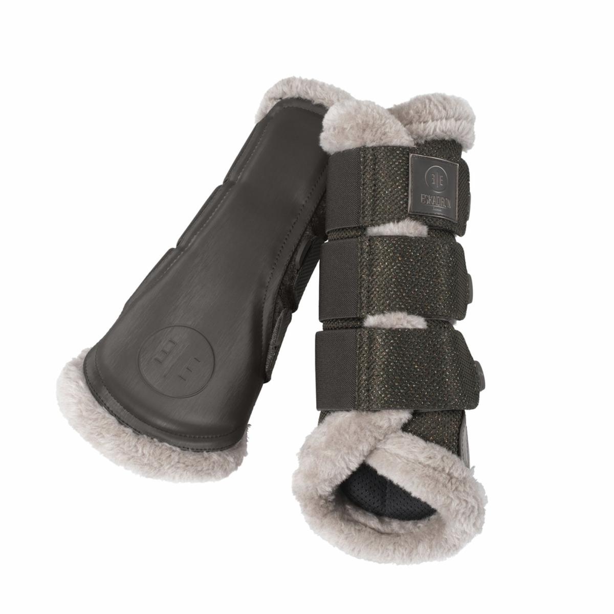 Eskadron ESSENCE Tendon Boots  " GLITTER MESH FAUXFUR "