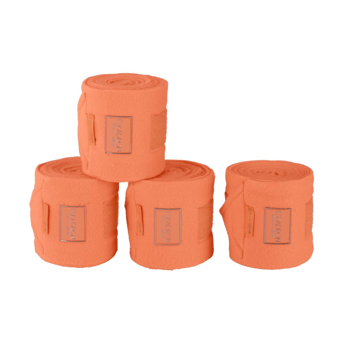Eskadron Fleecebandagen 4er Set, Bandagen, fossil, silk purple, soft peach