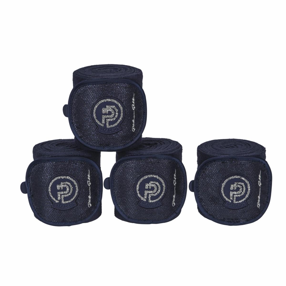 Eskadron Platinum Pure Bandagen " FLEECE GLITTER ", 4er Set