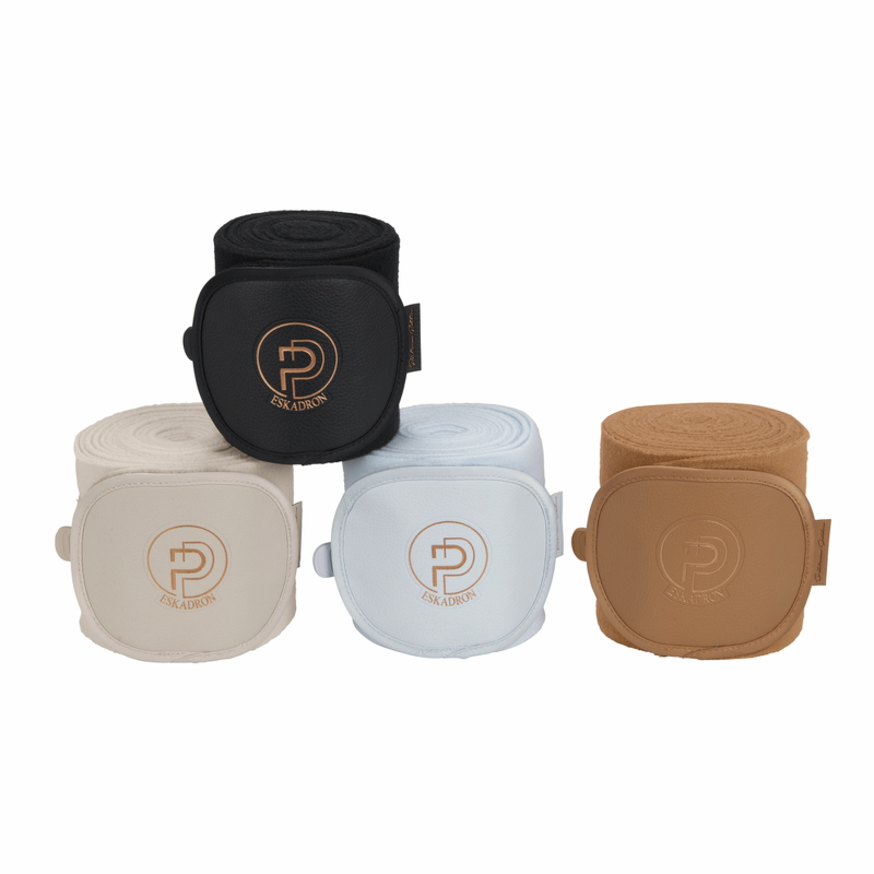 Eskadron Platinum Fleece Bandages " FLEECE FAUX LEATHER "