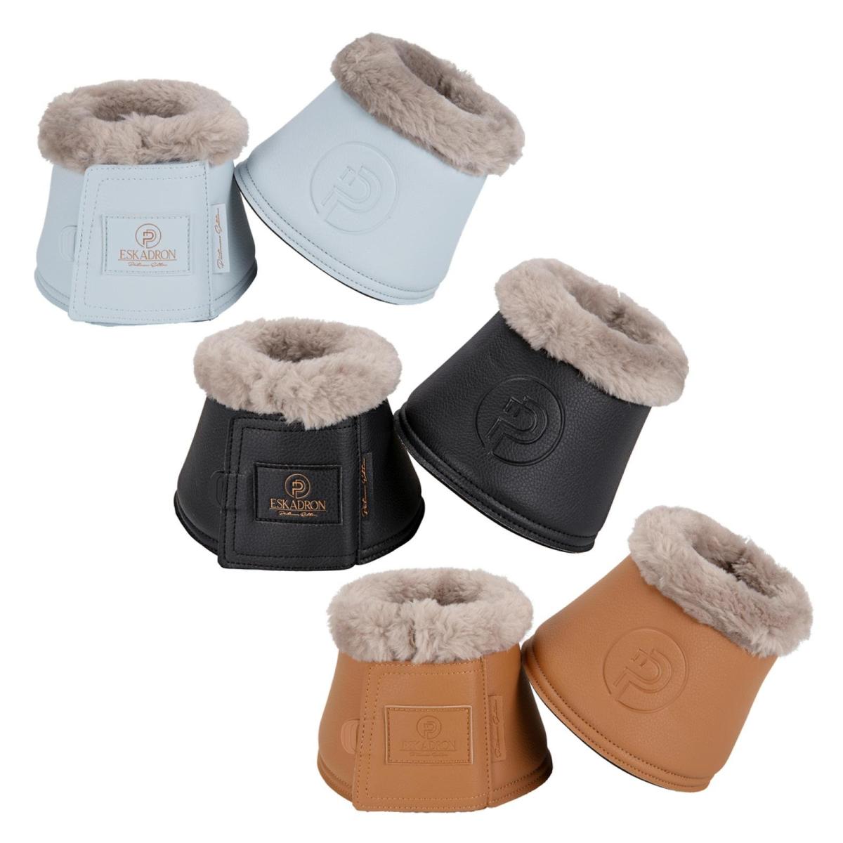 Eskadron Platinum Hufglocken, Sprungglocken " FAUX LEATHER FF " 1 Paar