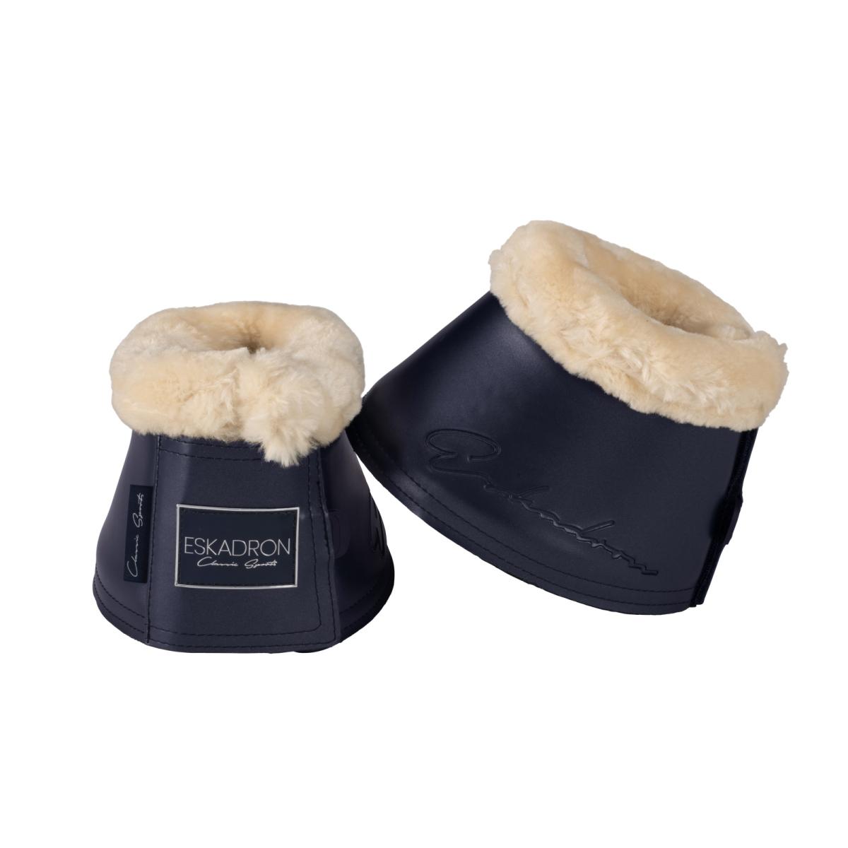 Eskadron Hufglocken GLAMSLATE FAUXFUR, Sprungglocken mit funkelndes Material