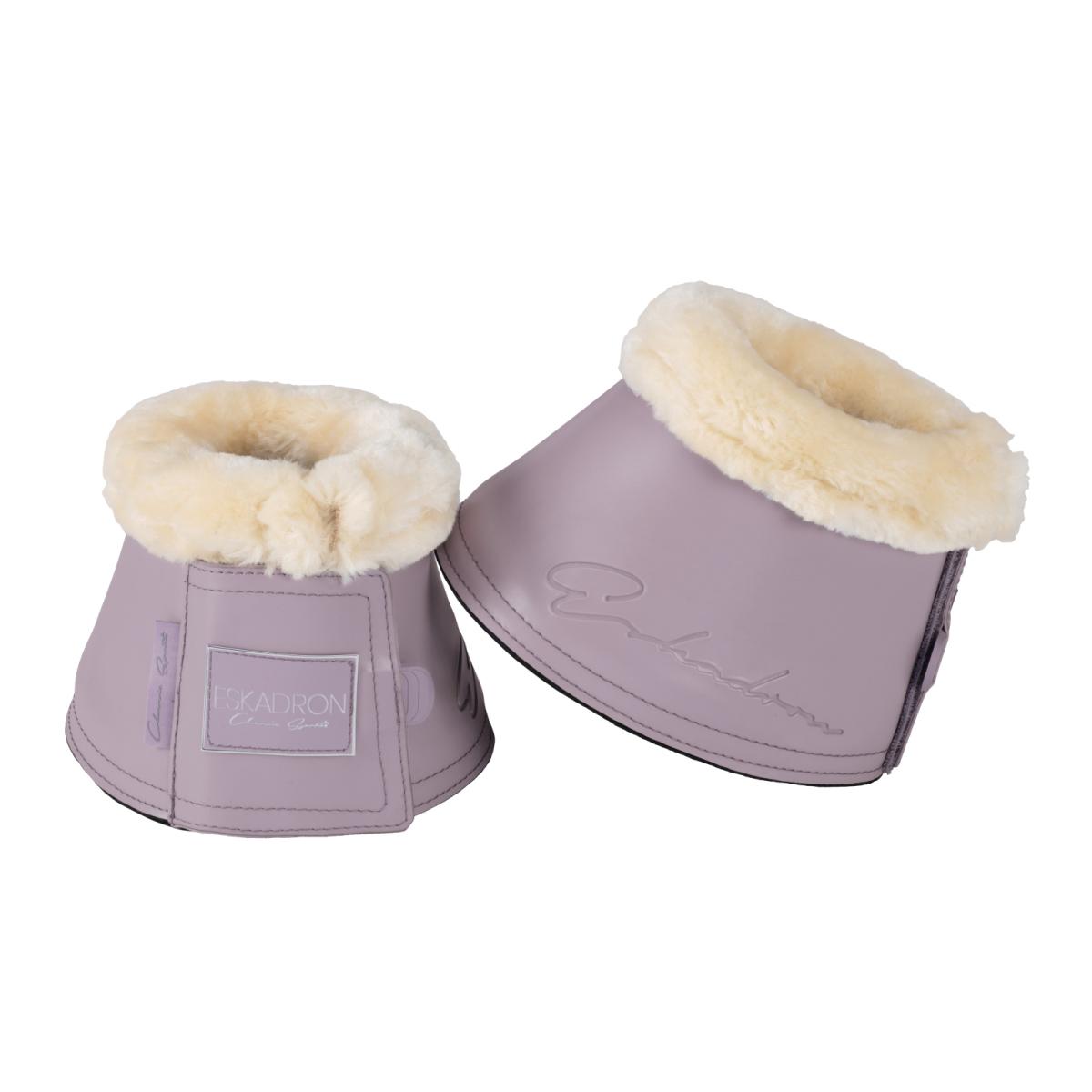 Eskadron Hufglocken GLAMSLATE FAUXFUR, Sprungglocken mit funkelndes Material
