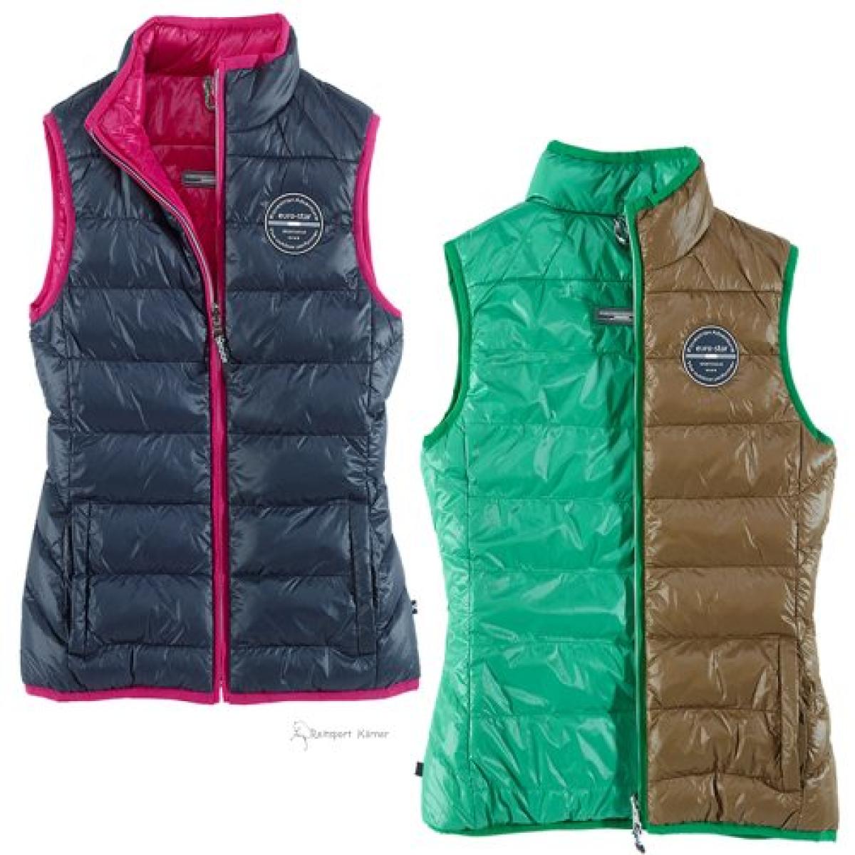 euro-star Damen Wendeweste " ES_MELANIE " , ultraleicht